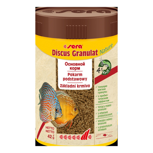 Sera Discus Granules Nature 100 ml granulat - pokarm dla pielęgnic