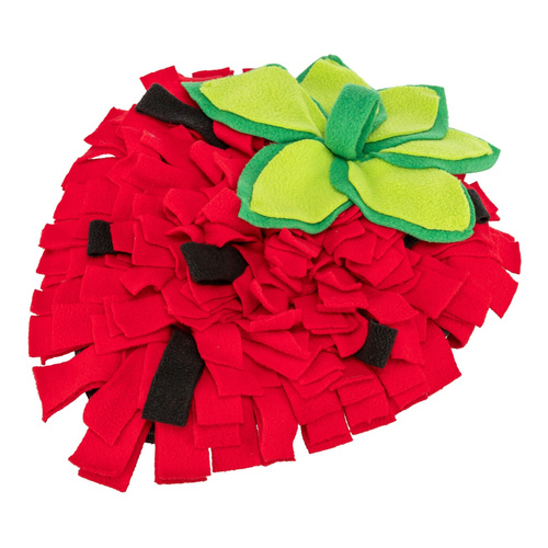 Trixie Mata węchowa, w kształcie truskawki, dla kawii/królików, czerwona, 33 × 40 cm