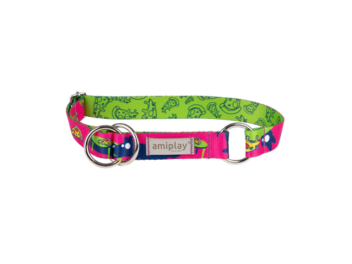 amiplay Obroża półzaciskowa Amik L 35-50x2,5cm PizzaDog