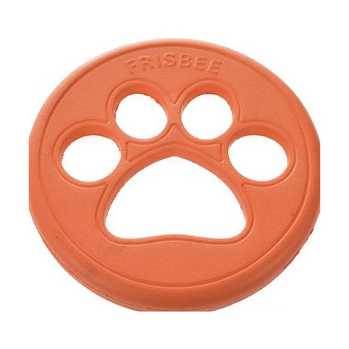 Barry King Zabawka dla psa, dysk z łapką, pływający, EVA , pomarańczowy, 23,5x2,6cm