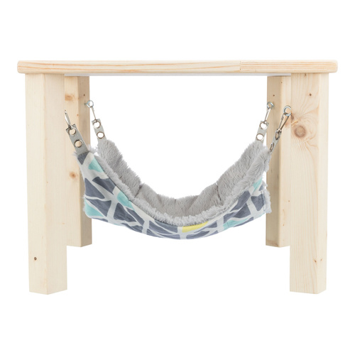 Trixie Kryjówka z hamakiem domek dla królika drewno/plusz 37x29x37cm