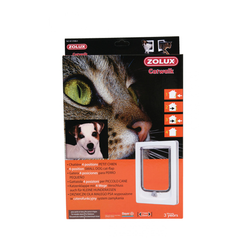 Zolux Drzwiczki dla kota i małego psa białe