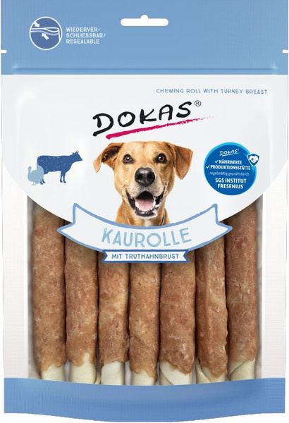 DOKAS Rolki z indykiem 190g 204920 - 9szt
