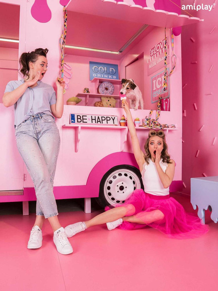 amiplay Smycz BeHappy dla Psa M 150cm Donut