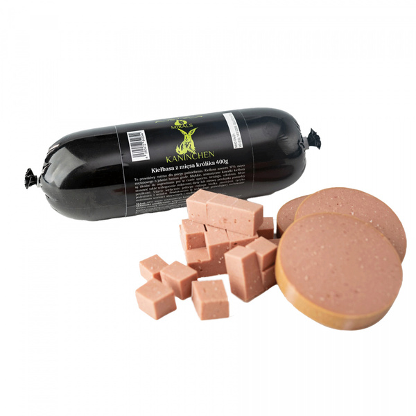 MIRALS Kaninchen - kiełbasa z mięsa królika (400g)