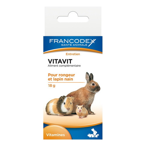 FRANCODEX Witaminy dla gryzoni Vitavit równowaga żywieniowa 18 g
