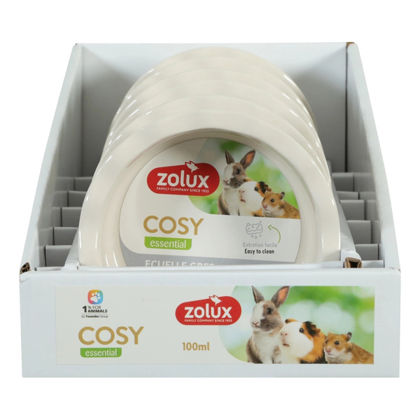 ZOLUX Miska ceramiczna dla gryzonia COSY 100 ml w groszki