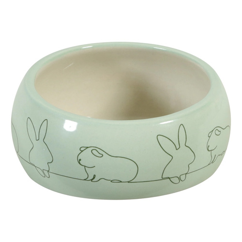 ZOLUX Miska ceramiczna dla gryzonia przeciw chlapaniu COSY 150ml zielona