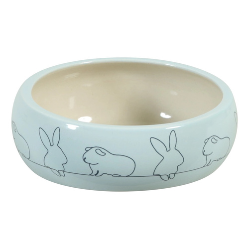 ZOLUX Miska ceramiczna dla gryzonia przeciw chlapaniu COSY 250ml niebies
