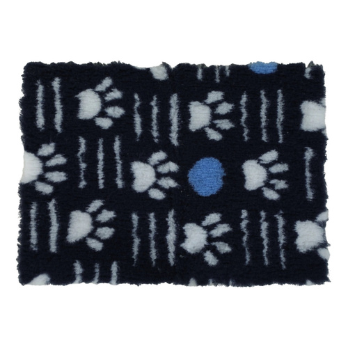 ZOLUX Posłanie izolujące dry bed z wzorem w łapki 50x70 kol. granatowy