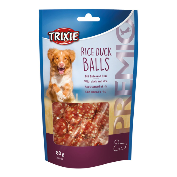 Trixie Premio Kulki z KACZKĄ i Ryżem dla psa 80g