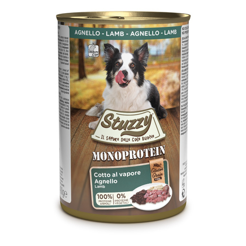 Stuzzy Monoprotein karma mokra dla psa świeża jagnięcina pasztet 400 g