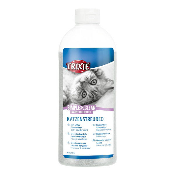 Trixie Fresh'n'Easy odświeżacz zapachu do kuwety ,baby powder, 750 g