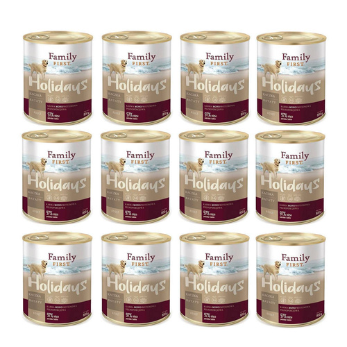 Family First Puszka KACZKA bataty adult 12 x 800g