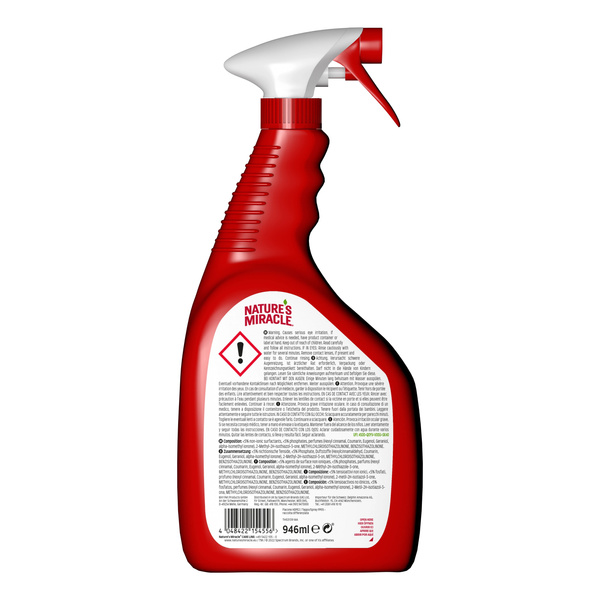 NATURES MIRACLE Płyn do usuwania plam i zapachów pies ULTIMATE 946ml