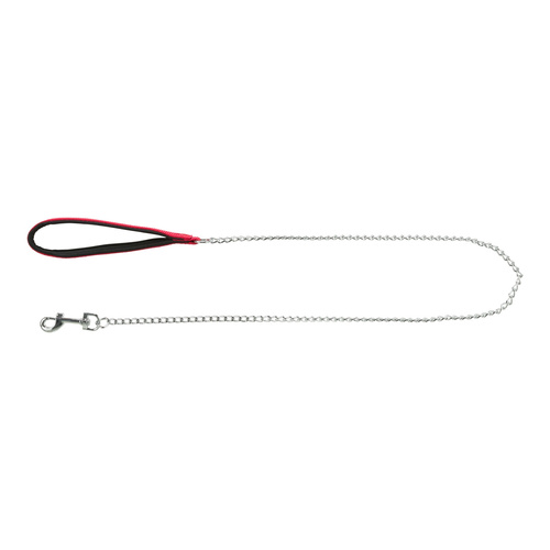 Trixie SMYCZ łańcuszkowa Classic, 1.10 m/2 mm, czerwona