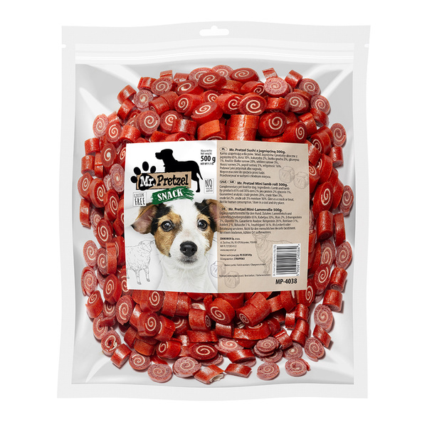PRZYSMAK DLA PSA - Sushi z jagnięciną Mr.Pretzel 500g ZDROWE PREMIUM