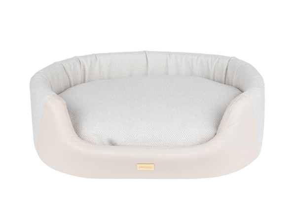 amiplay Legowisko Elipsa ZipClean Milano M 64x55x19cm Kremowy