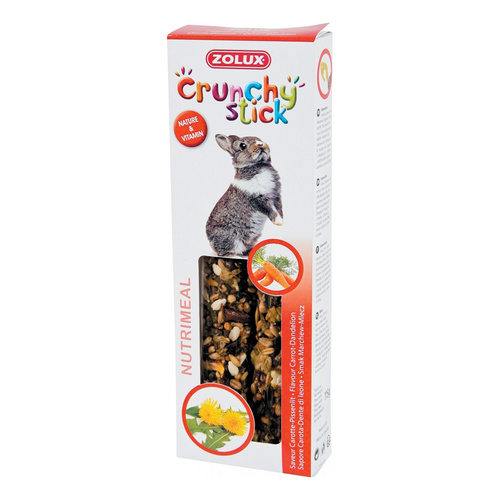 ZOLUX Kolba Crunchy Stick królik marchew/mlecz 115 g