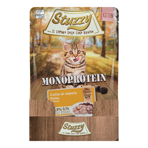 Stuzzy Monoprotein karma mokra dla kociąt świeży kurczak 85 g
