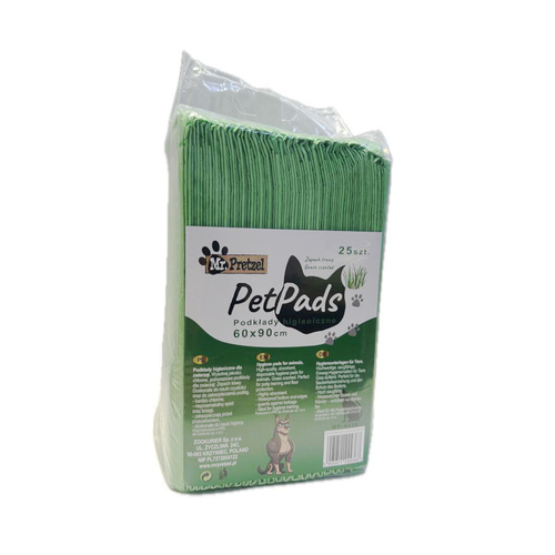 Mr. Pretzel Podkład higieniczny dla szczeniąt 60x90cm 25szt zapach trawy