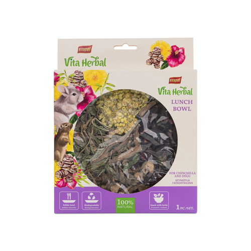 Vitapol Vita Herbal Lunch Bowl dla szynszyli i kosztaniczki