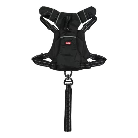 ZOLUX Szelki dla psa ze smyczą automatyczną Easyride XS czarne