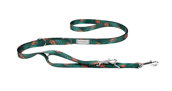 amiplay Smycz dla Psa 7w1 BeHappy M 100-200cm Jungle