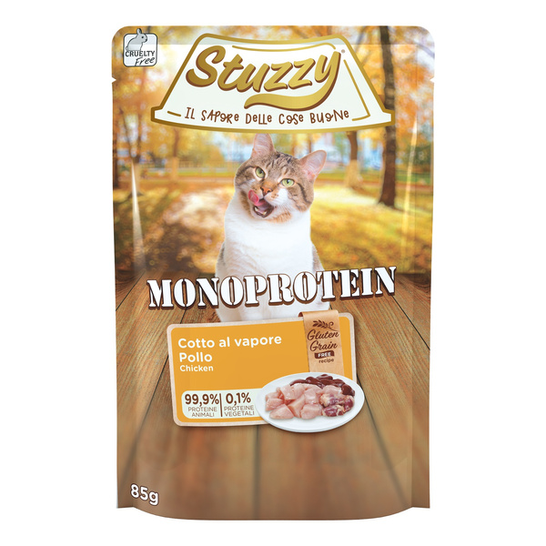 Stuzzy Monoprotein karma mokra dla kota świeży kurczak 85 g