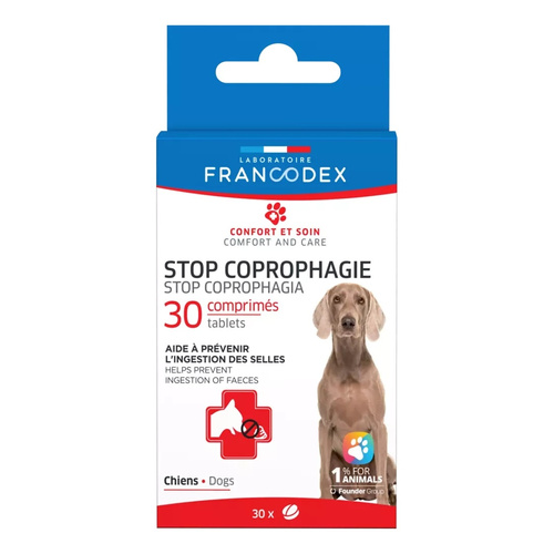 FRANCODEX Karma uzupełniająca dla psów STOP KOPROFAGIA 30 szt.