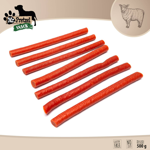 Mr. Pretzel Przysmaki dla psa paluszki z jagnięciny 500g
