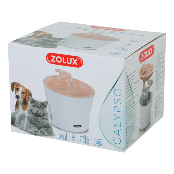 ZOLUX Fontanna poidło dla psa i kota CALYPSO 3L kol. różowy