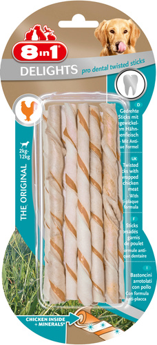 Przysmak 8in1 Delights Pro Dental Twisted Sticks 10 szt