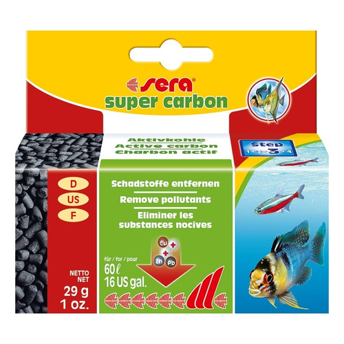 Sera Super carbon - węgiel aktywny 29 g