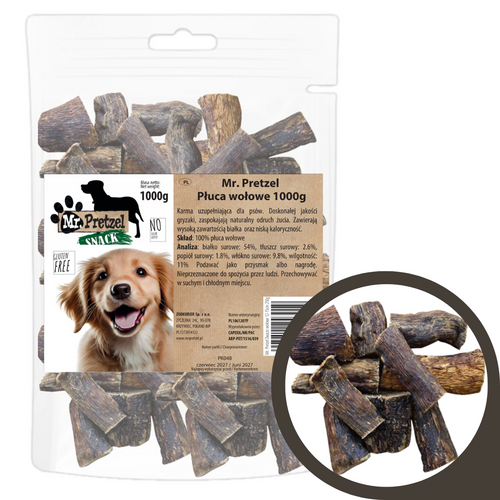 Mr. Pretzel Płuca wołowe 1000g