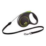 FLEXI Smycz automatyczna dla psa Black Design S linka 5 m kol. zielony