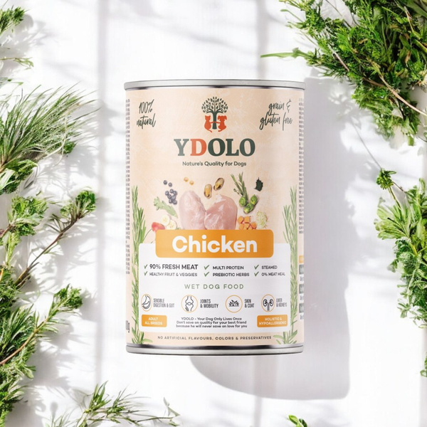 YDOLO Chicken - kurczak i ryby - mokra karma dla psa (400g)