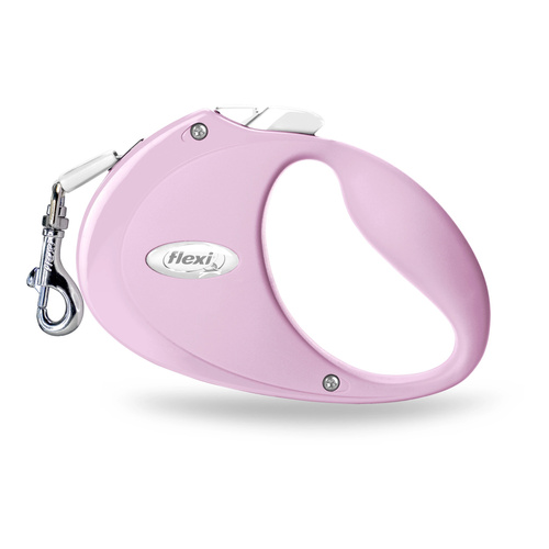Flexi Smycz automatyczna dla psa Puppy taśma 2 m kol. różowy