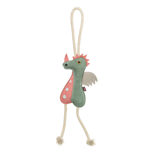 Trixie Smok na linie zabawka dla psa skóra/lina 55 cm