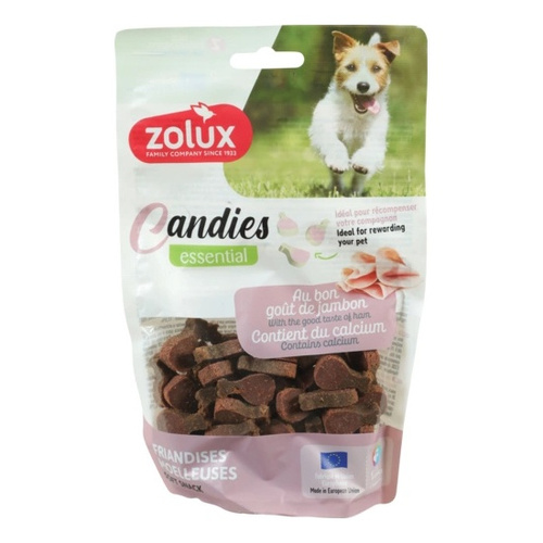 ZOLUX Miękkie przysmaki treningowe dla psa CANDIES mini udka z szynką 150g