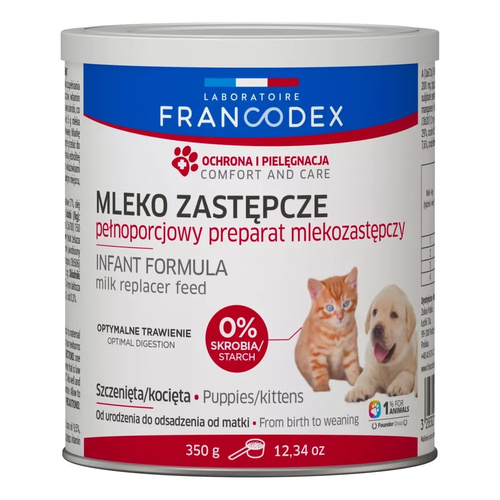 FRANCODEX PL Mleko w proszku dla szczeniąt i kociąt zastępcze 350 g