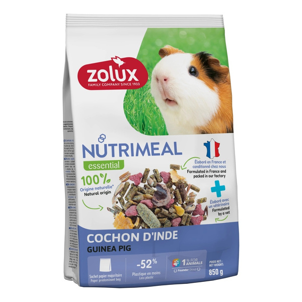 ZOLUX Karma mieszanka dla kawii domowej (świnki morskiej) NUTRIMEAL 4 850g