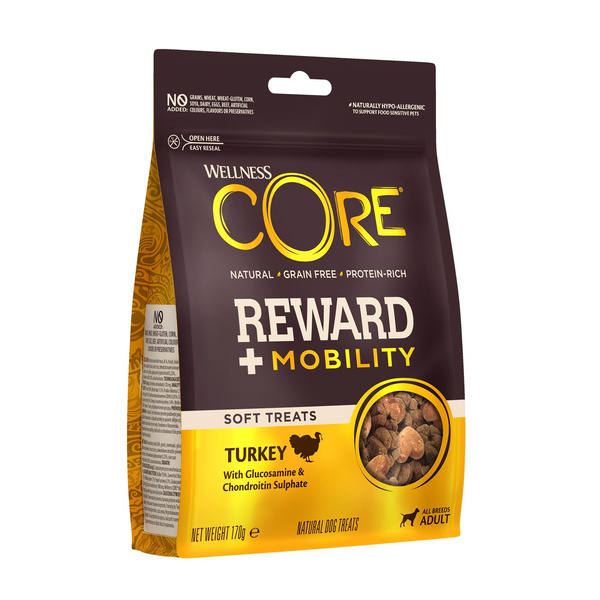Wellness  CORE Reward+ Mobility przysmak dla psów dorosłych indyk 170g