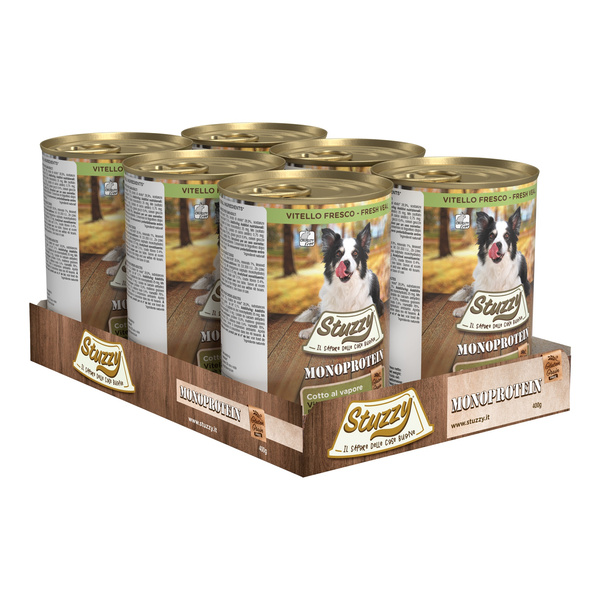 Stuzzy Monoprotein karma mokra dla psa świeża cielęcina pasztet 400 g