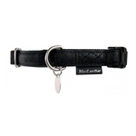 ZOLUX Obroża dla psa regulowana Mac Leather M 20mm - kol. czarny