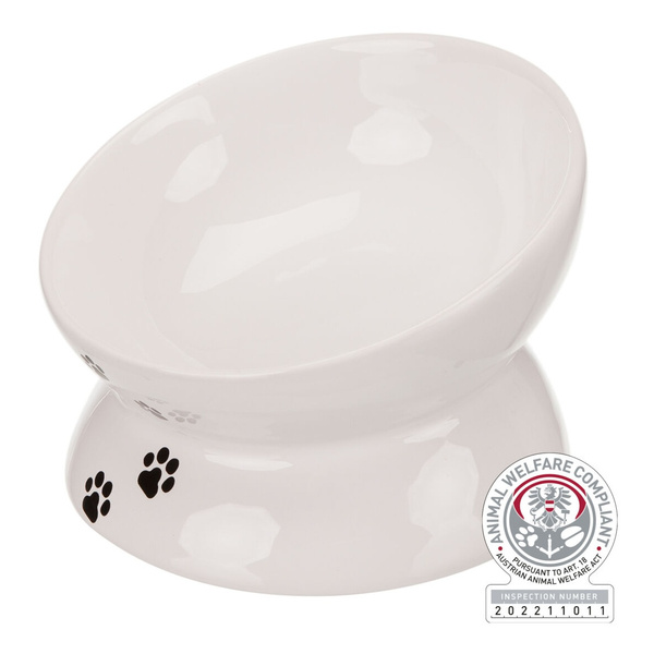 Trixie Miska ceramiczna dla Kota Psa 250ml/ 13cm biała