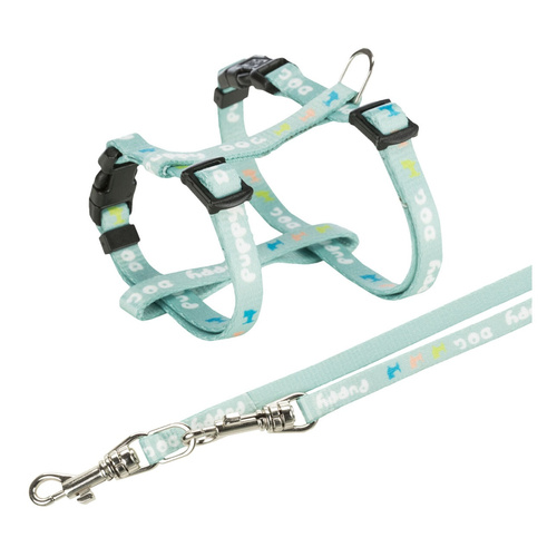 Trixie Junior Puppy Szelki H ze smyczą miętowy M-L 27-45cm/10mm