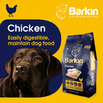 Karma sucha PREMIUM dla psa BARKIN KURCZAK 15KG