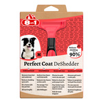 8in1 Zgrzebło dla psa do wyczesywania podszerstka Perfect Coat M
