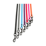 Barry King Szelki dla psa z wytrzymałej gumy, szare, 16mm/30-60cm